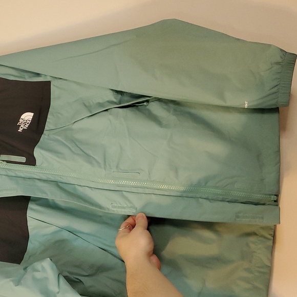 The North Face Antora Triclimate Jacket Size Small DryVent Mint Black Womens - Picture 8 of 16